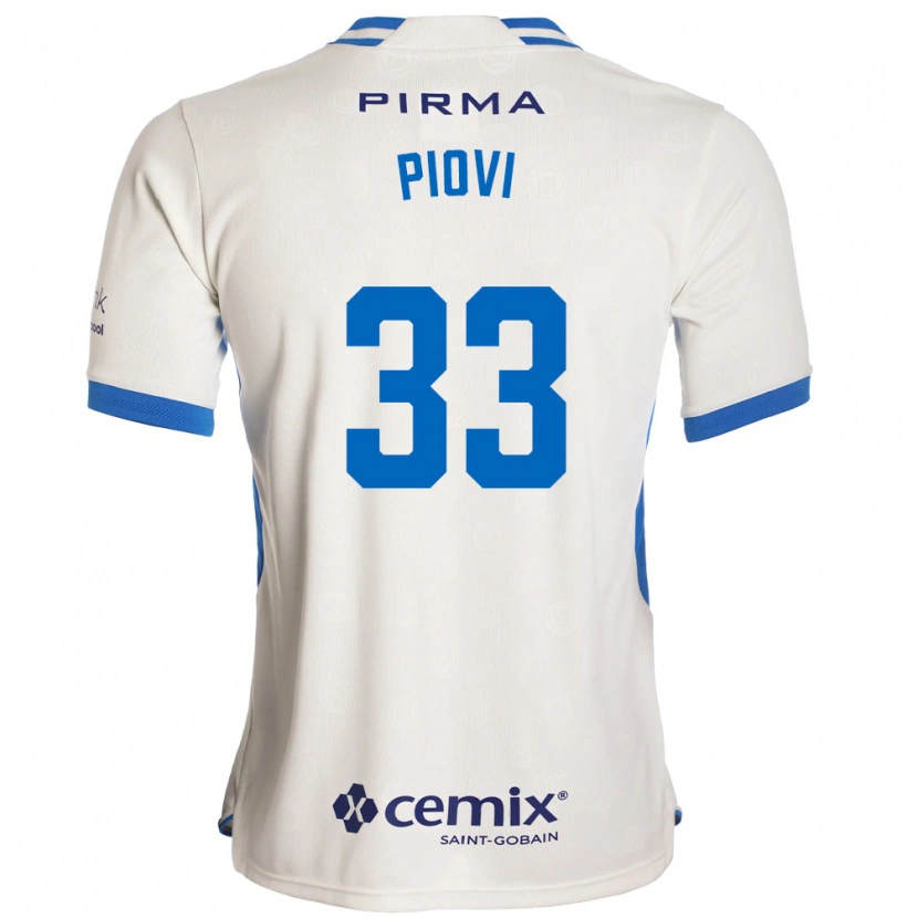 Danxen Homem Camisola Gonzalo Piovi #33 Branco Azul Vermelho Alternativa 2026/27 Camisa Brasil