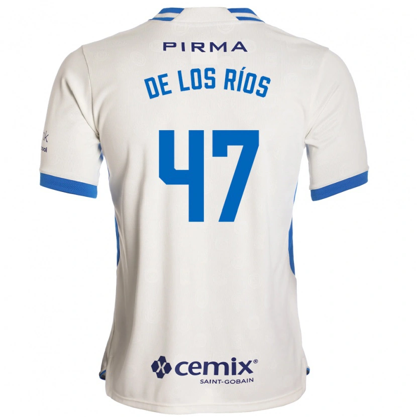 Danxen Homem Camisola Sergio De Los Ríos #47 Branco Azul Vermelho Alternativa 2026/27 Camisa Brasil