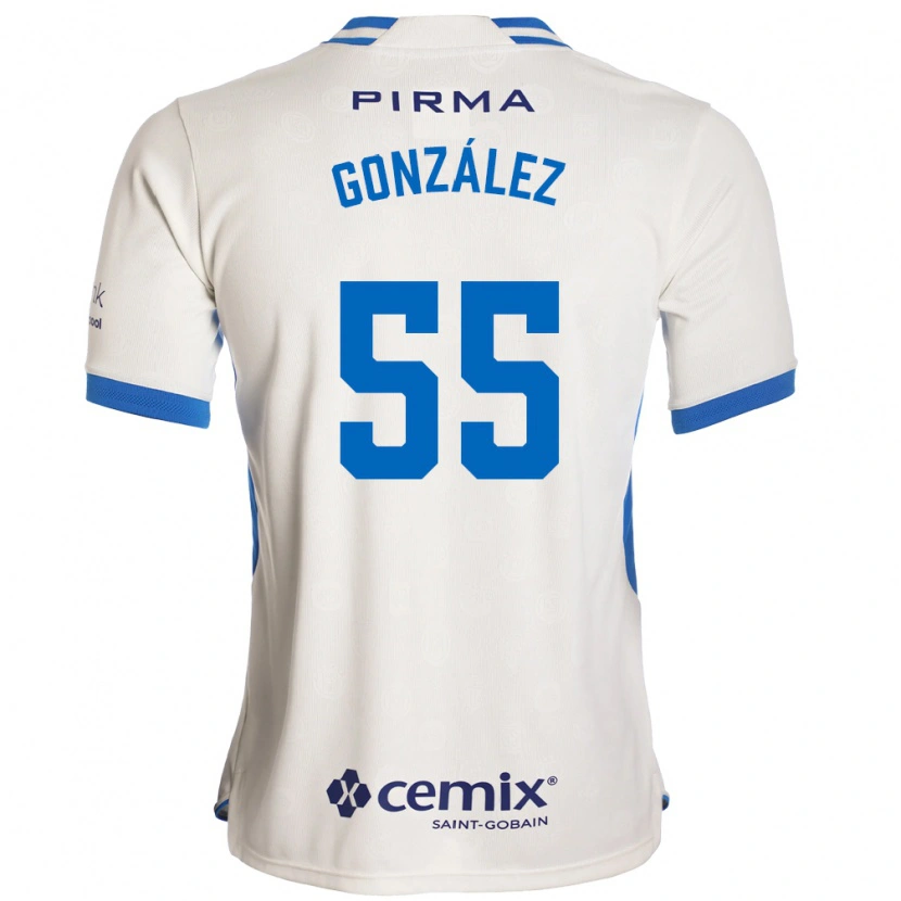 Danxen Homem Camisola Rogelio González #55 Branco Azul Vermelho Alternativa 2026/27 Camisa Brasil