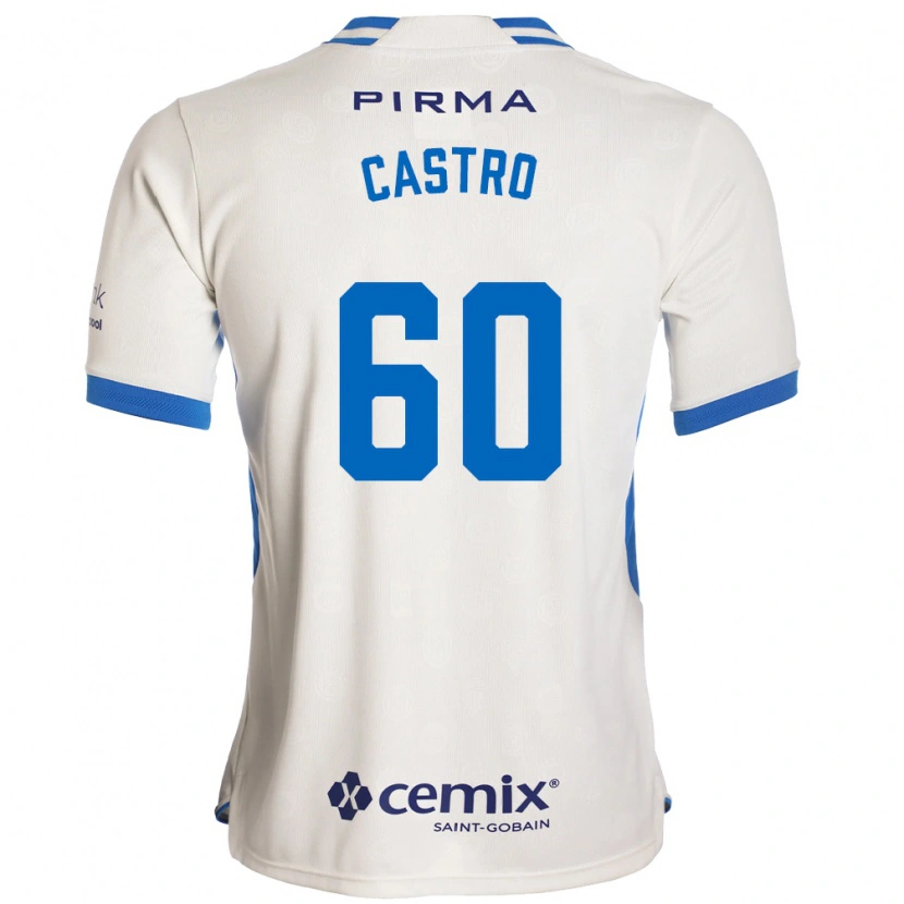 Danxen Homem Camisola Ariel Castro #60 Branco Azul Vermelho Alternativa 2026/27 Camisa Brasil