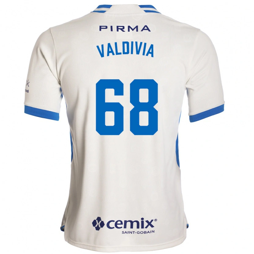 Danxen Homem Camisola Christian Valdivia #68 Branco Azul Vermelho Alternativa 2026/27 Camisa Brasil