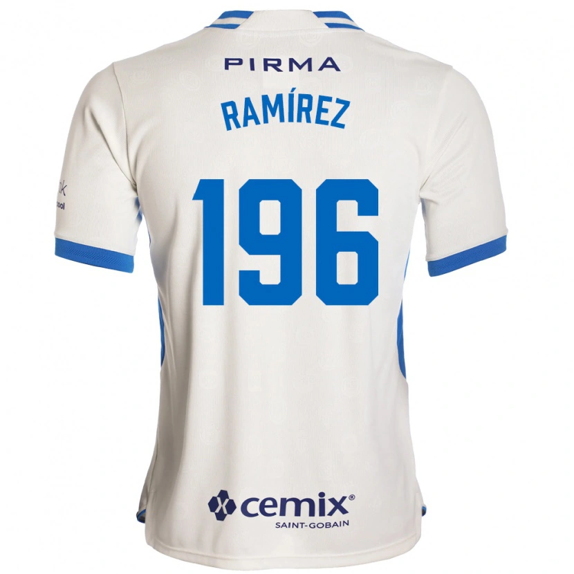 Danxen Homem Camisola Ian Ramírez #196 Branco Azul Vermelho Alternativa 2026/27 Camisa Brasil