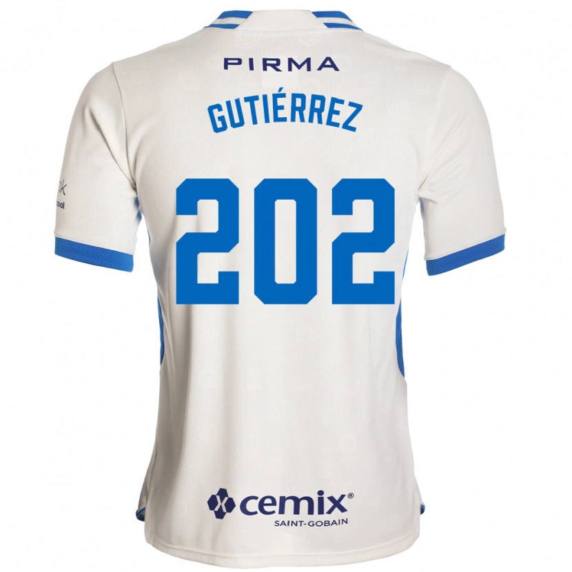 Danxen Homem Camisola Alex Gutiérrez #202 Branco Azul Vermelho Alternativa 2026/27 Camisa Brasil