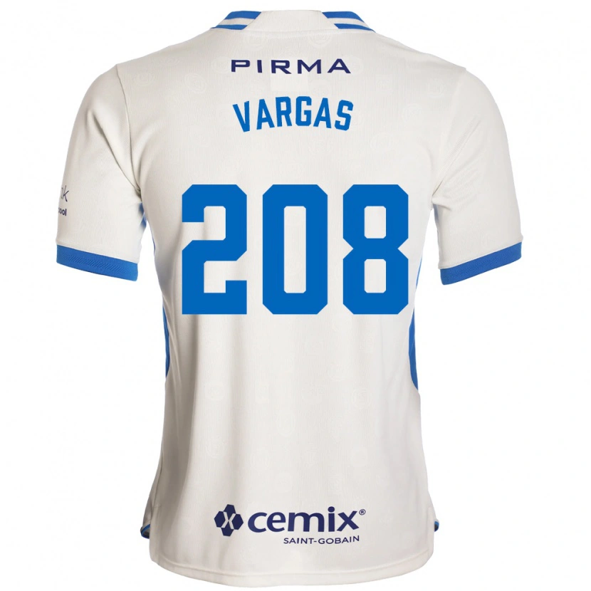 Danxen Homem Camisola Santiago Vargas #208 Branco Azul Vermelho Alternativa 2026/27 Camisa Brasil