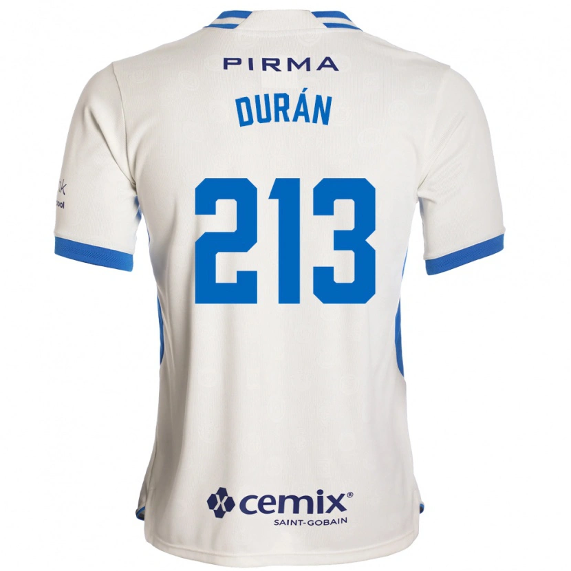 Danxen Homem Camisola Jeyson Durán #213 Branco Azul Vermelho Alternativa 2026/27 Camisa Brasil