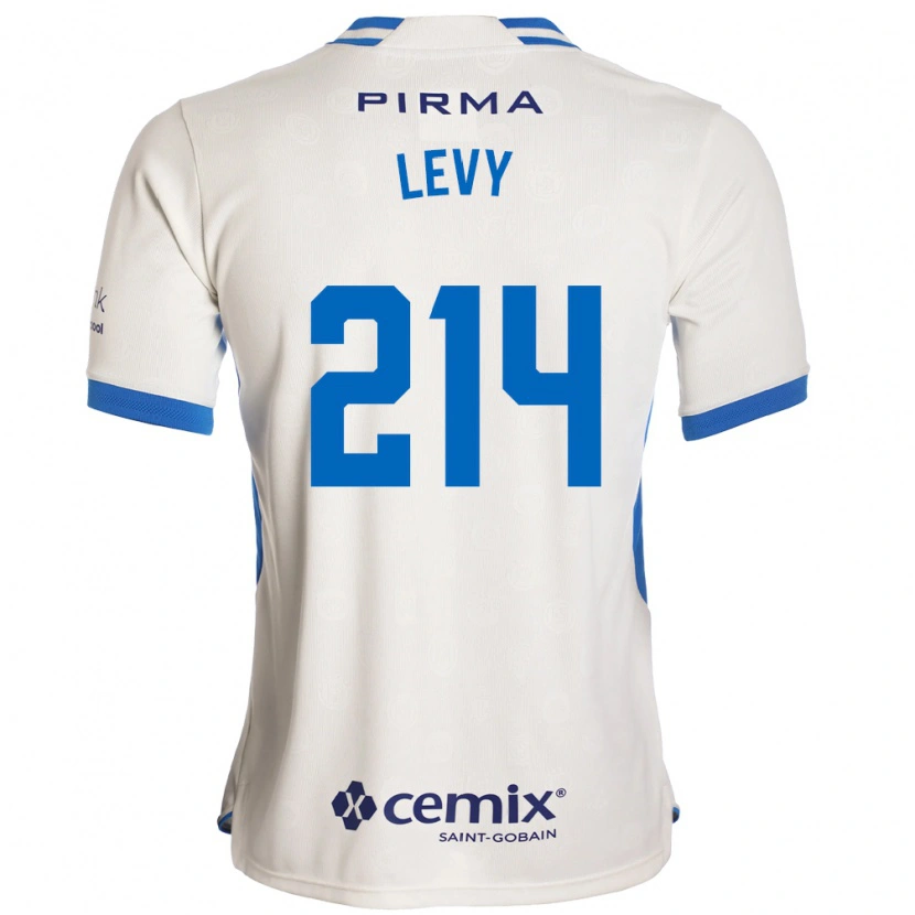 Danxen Homem Camisola Mateo Levy #214 Branco Azul Vermelho Alternativa 2026/27 Camisa Brasil