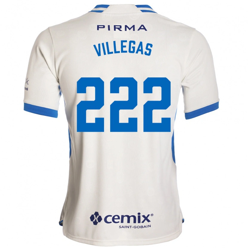 Danxen Homem Camisola Eric Villegas #222 Branco Azul Vermelho Alternativa 2026/27 Camisa Brasil