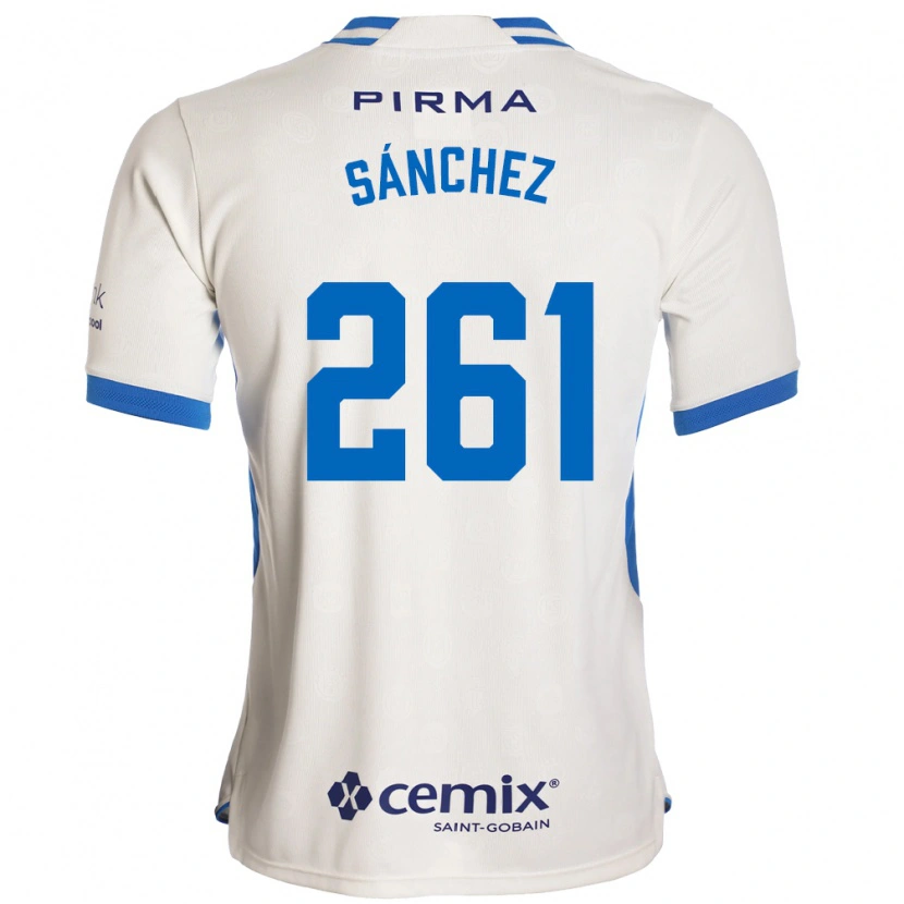 Danxen Homem Camisola Paulo Sánchez #261 Branco Azul Vermelho Alternativa 2026/27 Camisa Brasil