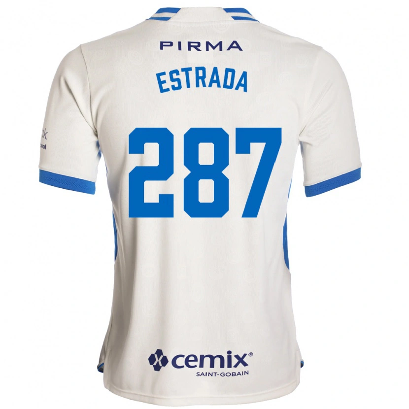 Danxen Homem Camisola Hernán Estrada #287 Branco Azul Vermelho Alternativa 2026/27 Camisa Brasil