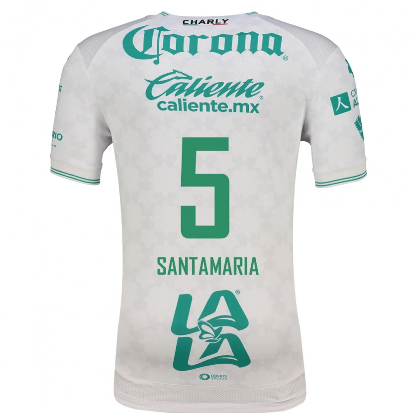 Danxen Homem Camisola Anderson Santamaría #5 Verde Claro Branco Alternativa 2026/27 Camisa Brasil