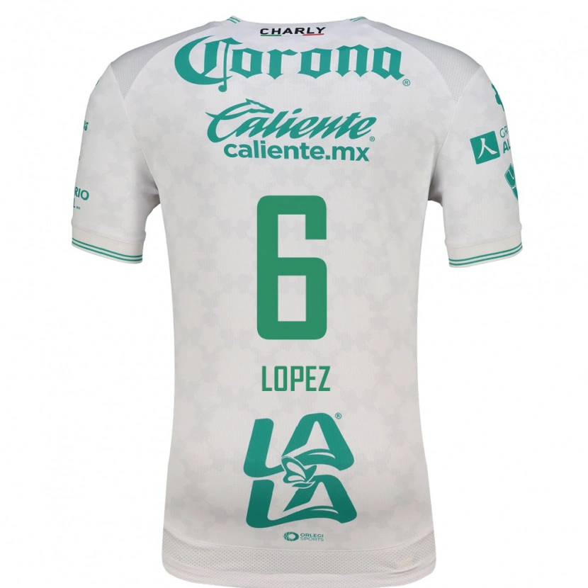 Danxen Homem Camisola Brenda Lopez #6 Verde Claro Branco Alternativa 2026/27 Camisa Brasil