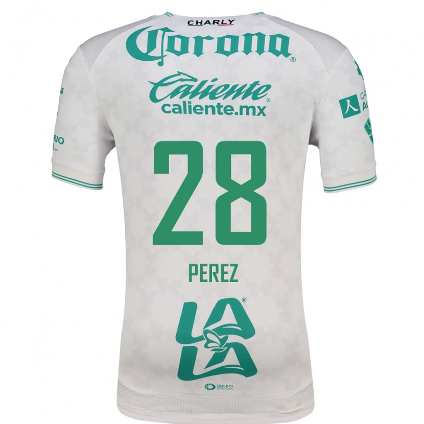 Danxen Homem Camisola Geovanni Pérez #28 Verde Claro Branco Alternativa 2026/27 Camisa Brasil