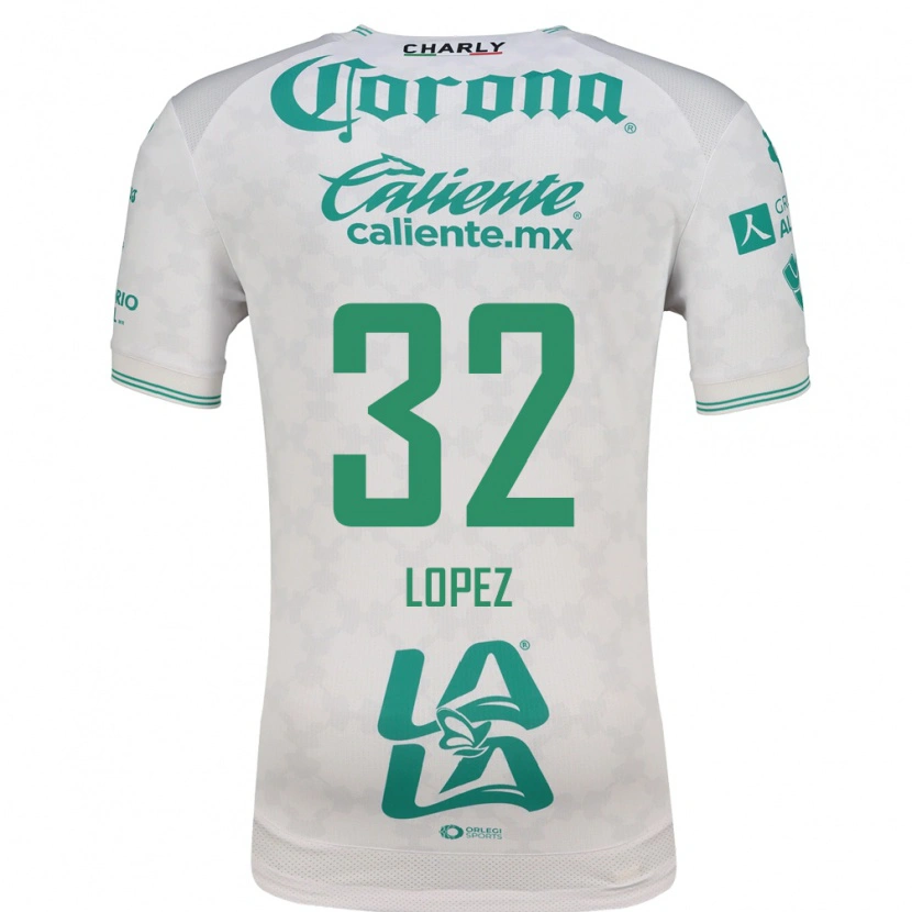 Danxen Homem Camisola Raúl López #32 Verde Claro Branco Alternativa 2026/27 Camisa Brasil