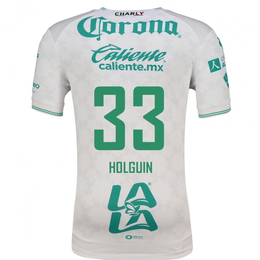 Danxen Homem Camisola Héctor Holguín #33 Verde Claro Branco Alternativa 2026/27 Camisa Brasil