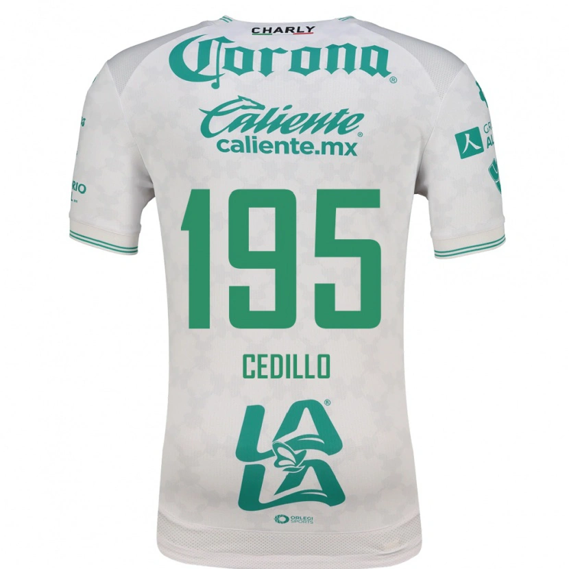 Danxen Homem Camisola Nelson Cedillo #195 Verde Claro Branco Alternativa 2026/27 Camisa Brasil