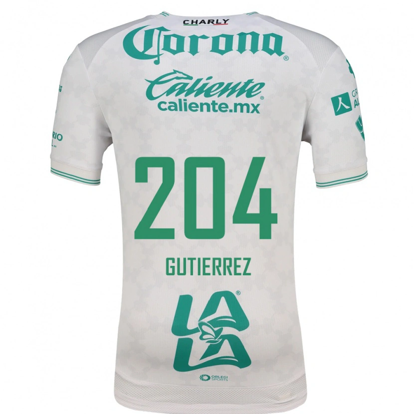 Danxen Homem Camisola Gabriel Gutiérrez #204 Verde Claro Branco Alternativa 2026/27 Camisa Brasil