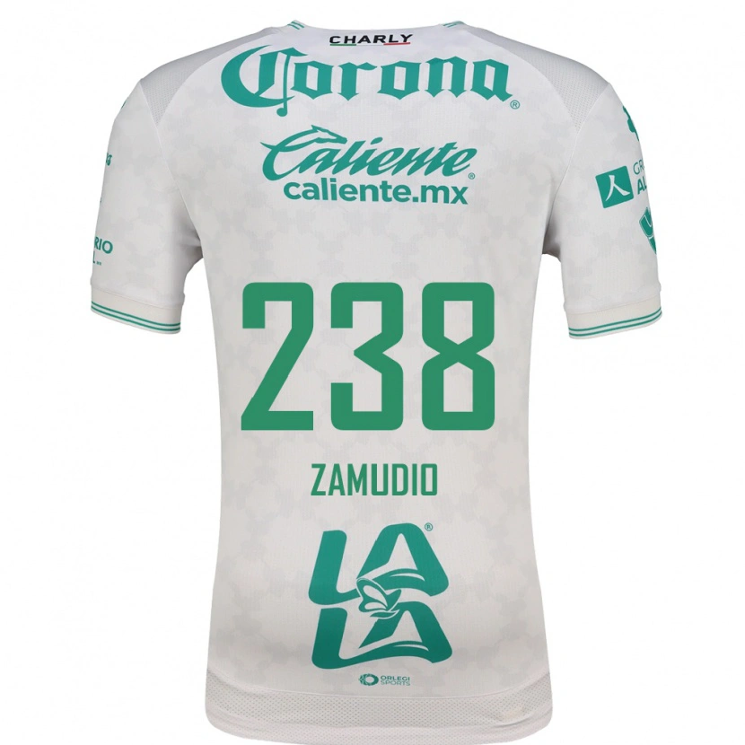 Danxen Homem Camisola José Zamudio #238 Verde Claro Branco Alternativa 2026/27 Camisa Brasil