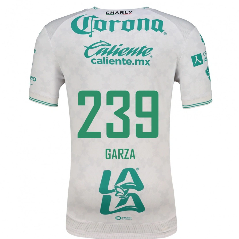Danxen Homem Camisola Esteban Garza #239 Verde Claro Branco Alternativa 2026/27 Camisa Brasil