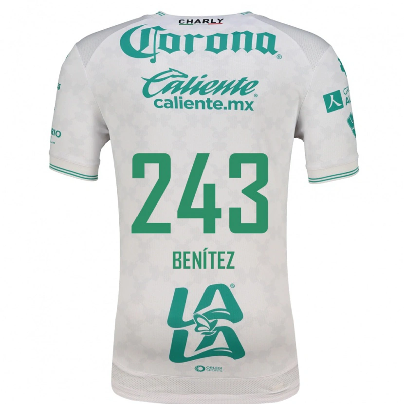 Danxen Homem Camisola Gianluca Benítez #243 Verde Claro Branco Alternativa 2026/27 Camisa Brasil