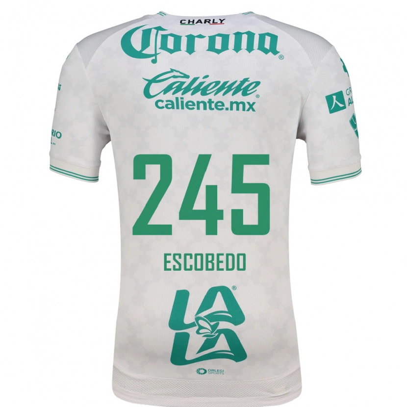 Danxen Homem Camisola Rodrigo Escobedo #245 Verde Claro Branco Alternativa 2026/27 Camisa Brasil