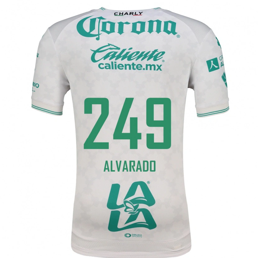 Danxen Homem Camisola Luis Alvarado #249 Verde Claro Branco Alternativa 2026/27 Camisa Brasil