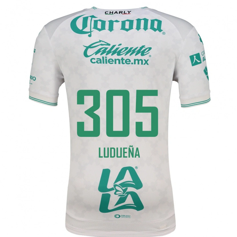 Danxen Homem Camisola Daniel Ludueña #305 Verde Claro Branco Alternativa 2026/27 Camisa Brasil