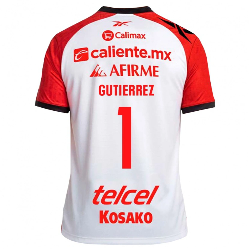 Danxen Homem Camisola Alejandra Gutierrez #1 Vermelho Branco Preto Alternativa 2026/27 Camisa Brasil