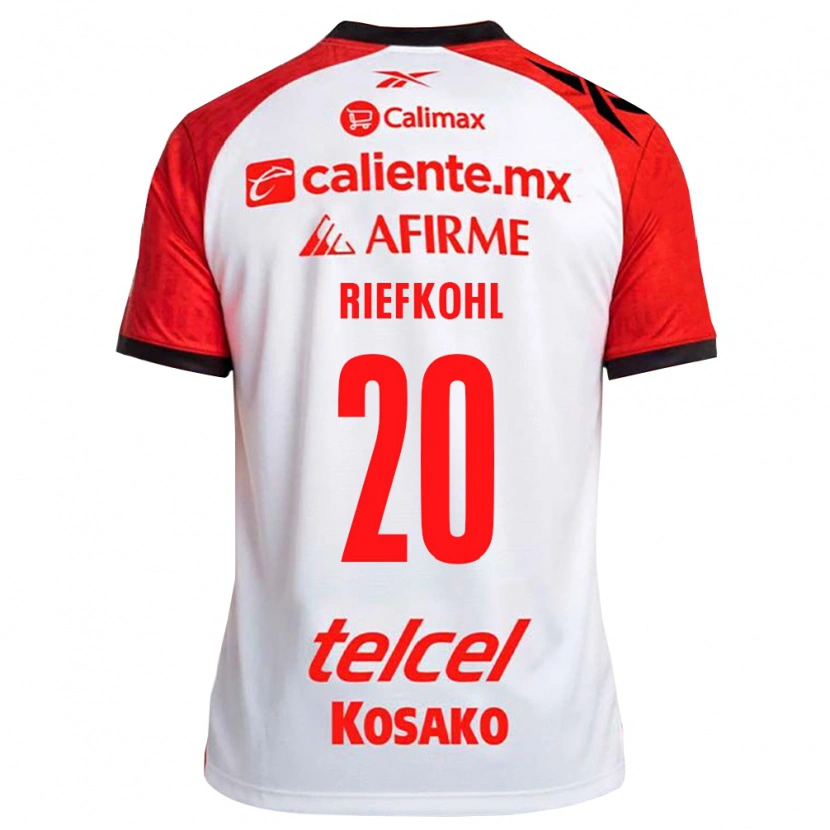 Danxen Homem Camisola Luciana Riefkohl #20 Vermelho Branco Preto Alternativa 2026/27 Camisa Brasil