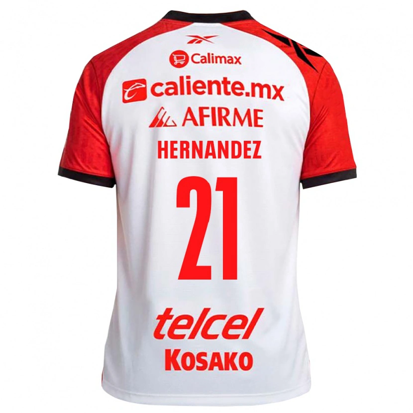 Danxen Homem Camisola Inglis Hernandez #21 Vermelho Branco Preto Alternativa 2026/27 Camisa Brasil