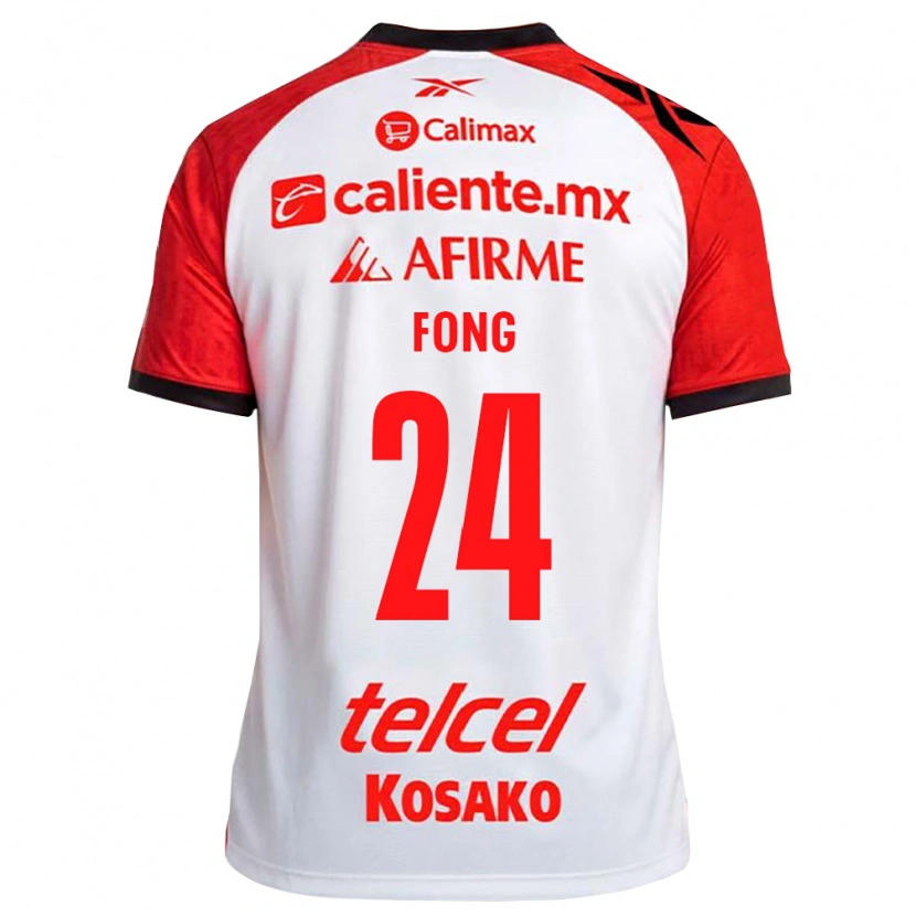 Danxen Homem Camisola Michel Fong #24 Vermelho Branco Preto Alternativa 2026/27 Camisa Brasil