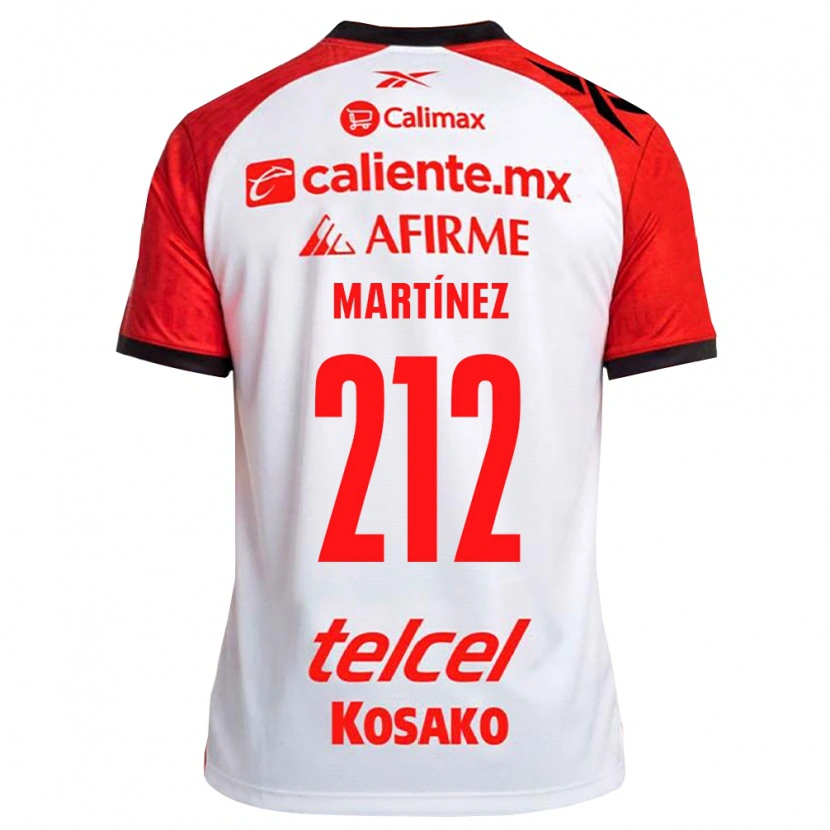 Danxen Homem Camisola Juan Martínez #212 Vermelho Branco Preto Alternativa 2026/27 Camisa Brasil
