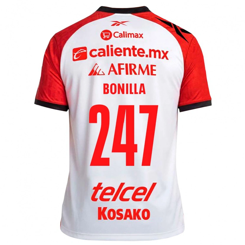 Danxen Homem Camisola Martín Bonilla #247 Vermelho Branco Preto Alternativa 2026/27 Camisa Brasil