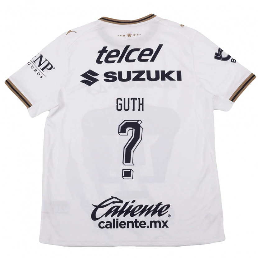 Danxen Homem Camisola Tiago Guth #0 Branco Preto Marrom Alternativa 2026/27 Camisa Brasil