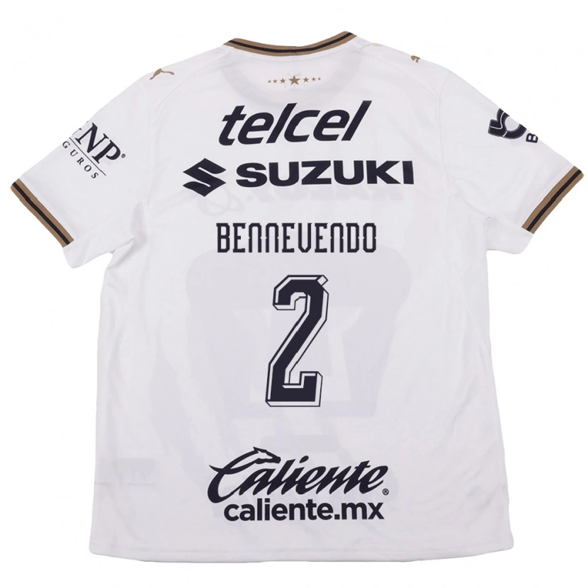 Danxen Homem Camisola Pablo Bennevendo #2 Branco Preto Marrom Alternativa 2026/27 Camisa Brasil