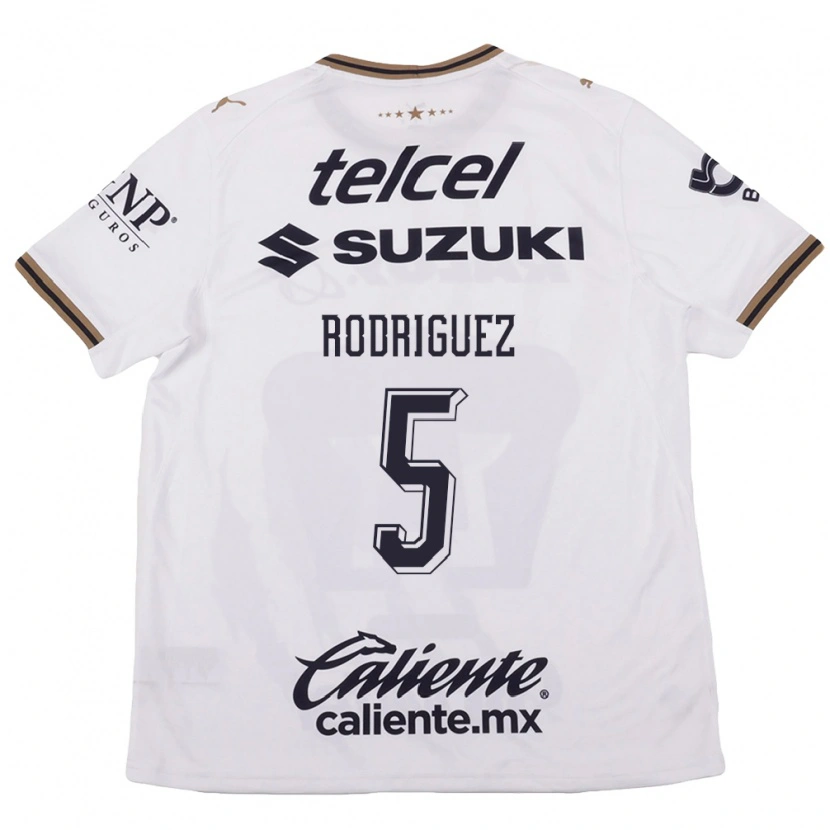 Danxen Homem Camisola Jeronimo Rodriguez #5 Branco Preto Marrom Alternativa 2026/27 Camisa Brasil