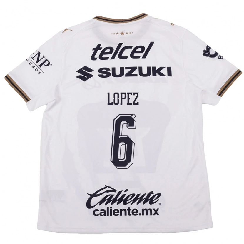 Danxen Homem Camisola Nathalia Lopez #6 Branco Preto Marrom Alternativa 2026/27 Camisa Brasil