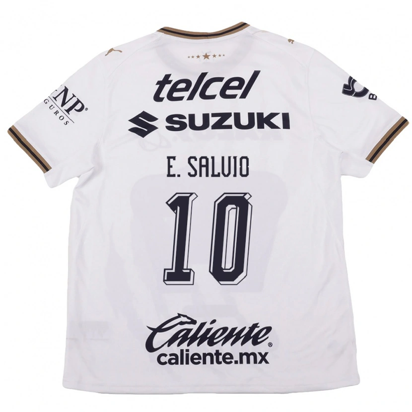 Danxen Homem Camisola Eduardo Salvio #10 Branco Preto Marrom Alternativa 2026/27 Camisa Brasil
