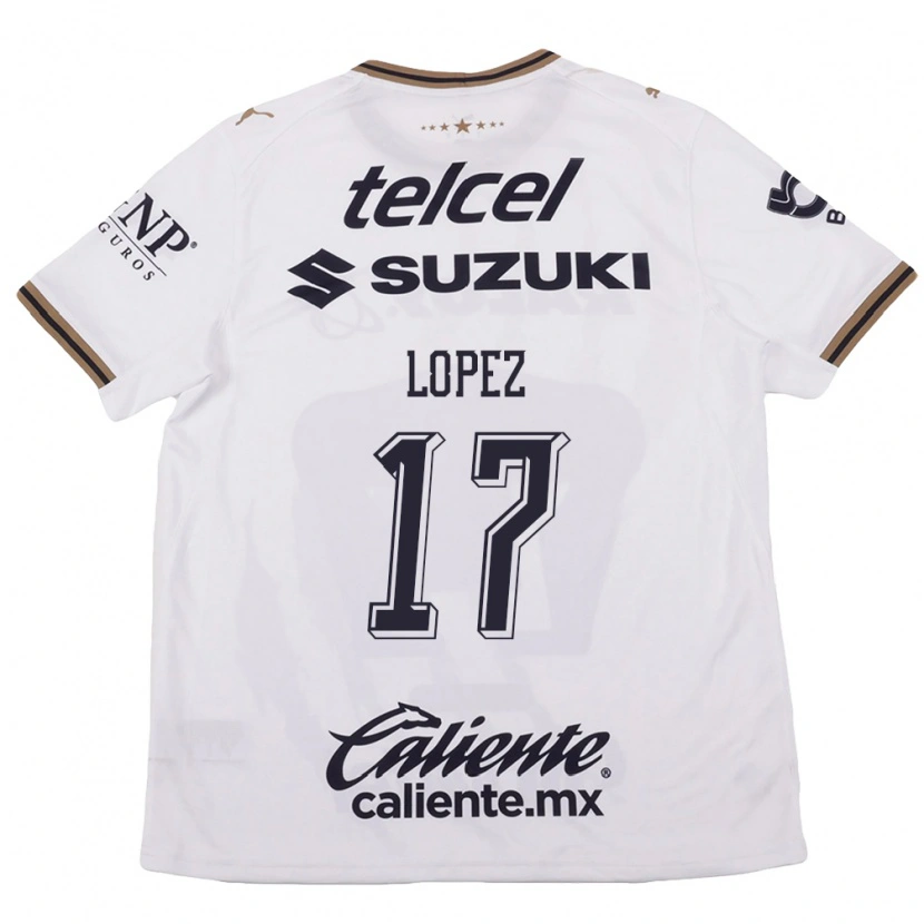 Danxen Homem Camisola Leonel Lopez #17 Branco Preto Marrom Alternativa 2026/27 Camisa Brasil
