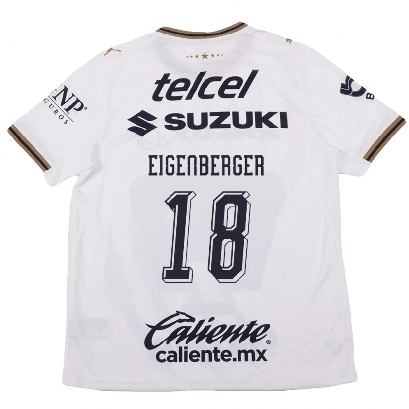 Danxen Homem Camisola Chandra Eigenberger #18 Branco Preto Marrom Alternativa 2026/27 Camisa Brasil