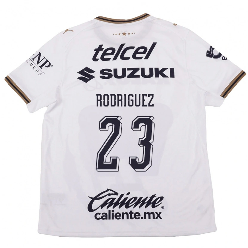 Danxen Homem Camisola Catherine Rodriguez #23 Branco Preto Marrom Alternativa 2026/27 Camisa Brasil