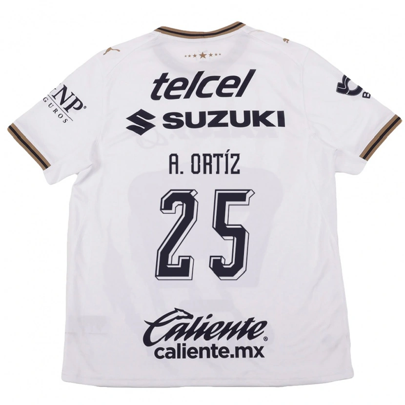 Danxen Homem Camisola Arturo Ortiz #25 Branco Preto Marrom Alternativa 2026/27 Camisa Brasil