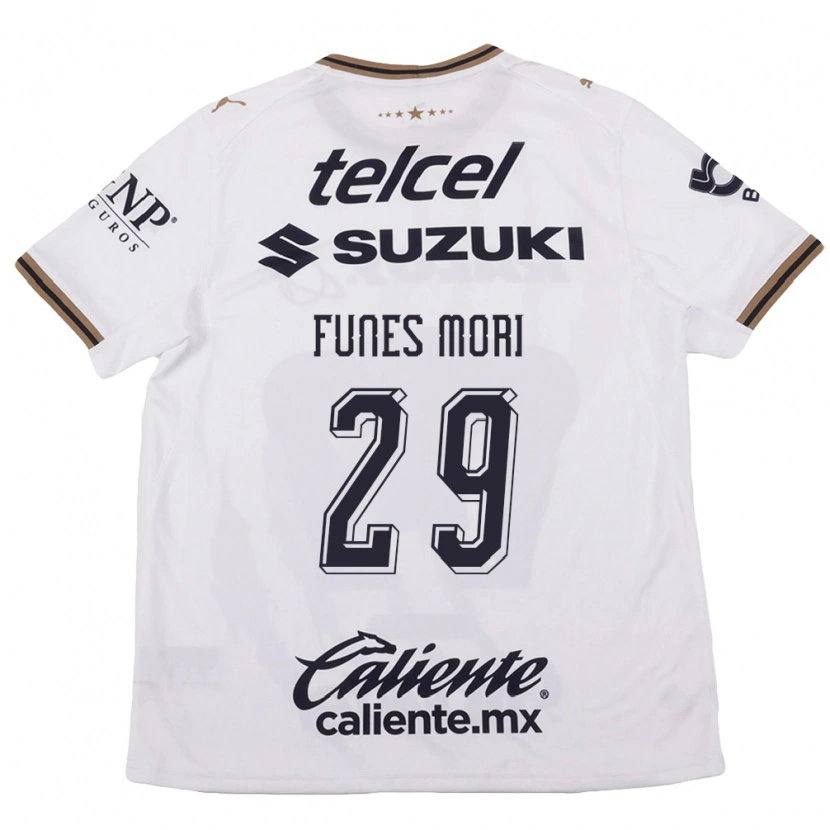 Danxen Homem Camisola Rogelio Funes Mori #29 Branco Preto Marrom Alternativa 2026/27 Camisa Brasil