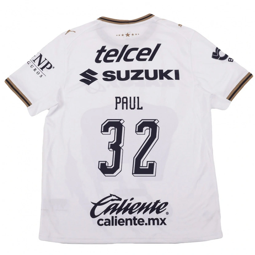 Danxen Homem Camisola Miguel Paul #32 Branco Preto Marrom Alternativa 2026/27 Camisa Brasil