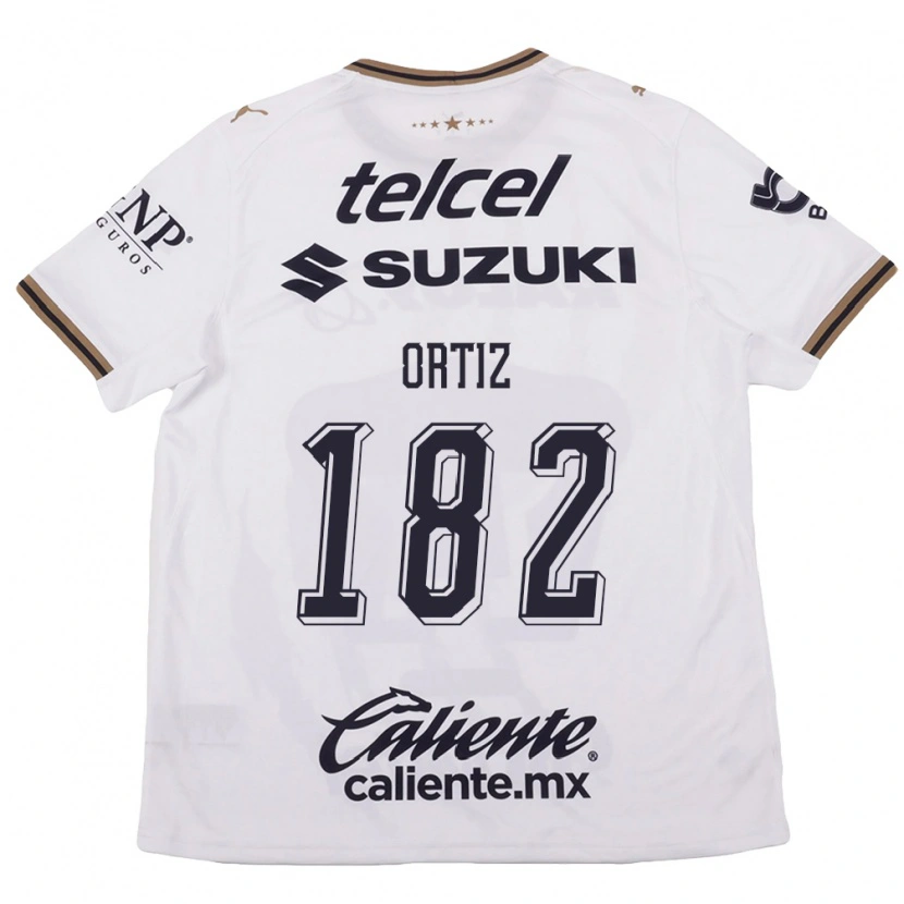 Danxen Homem Camisola Jorge Ortiz #182 Branco Preto Marrom Alternativa 2026/27 Camisa Brasil