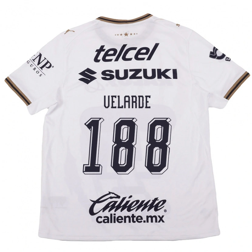 Danxen Homem Camisola Andrés Velarde #188 Branco Preto Marrom Alternativa 2026/27 Camisa Brasil