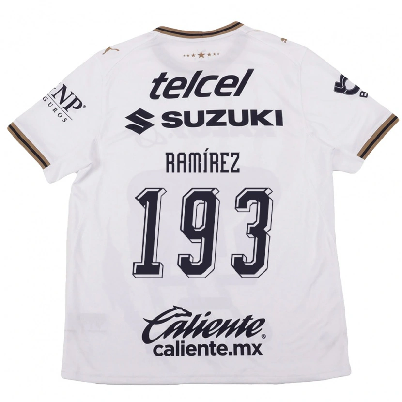 Danxen Homem Camisola Dennis Ramírez #193 Branco Preto Marrom Alternativa 2026/27 Camisa Brasil