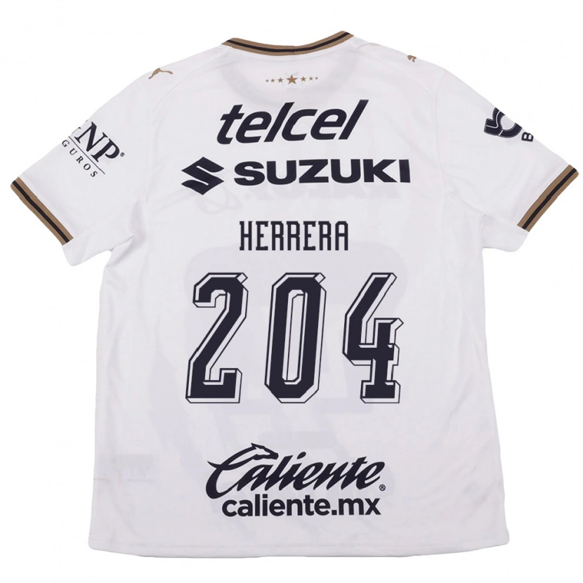 Danxen Homem Camisola José Herrera #204 Branco Preto Marrom Alternativa 2026/27 Camisa Brasil