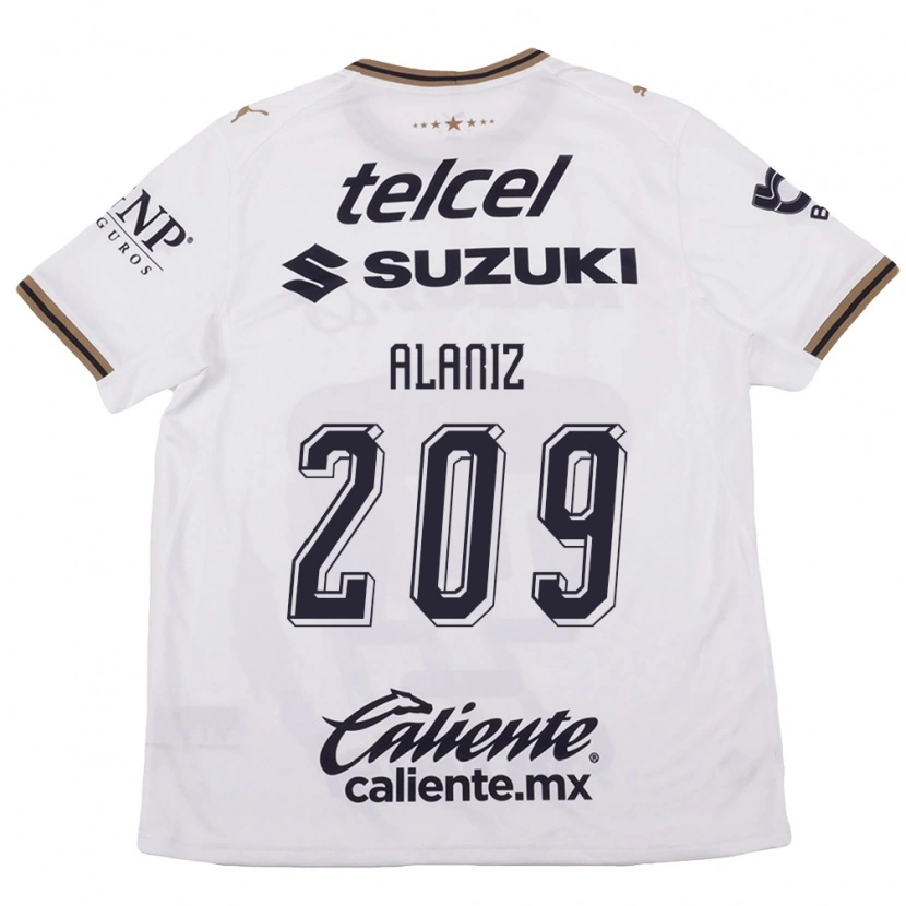 Danxen Homem Camisola Jorge Alaniz #209 Branco Preto Marrom Alternativa 2026/27 Camisa Brasil
