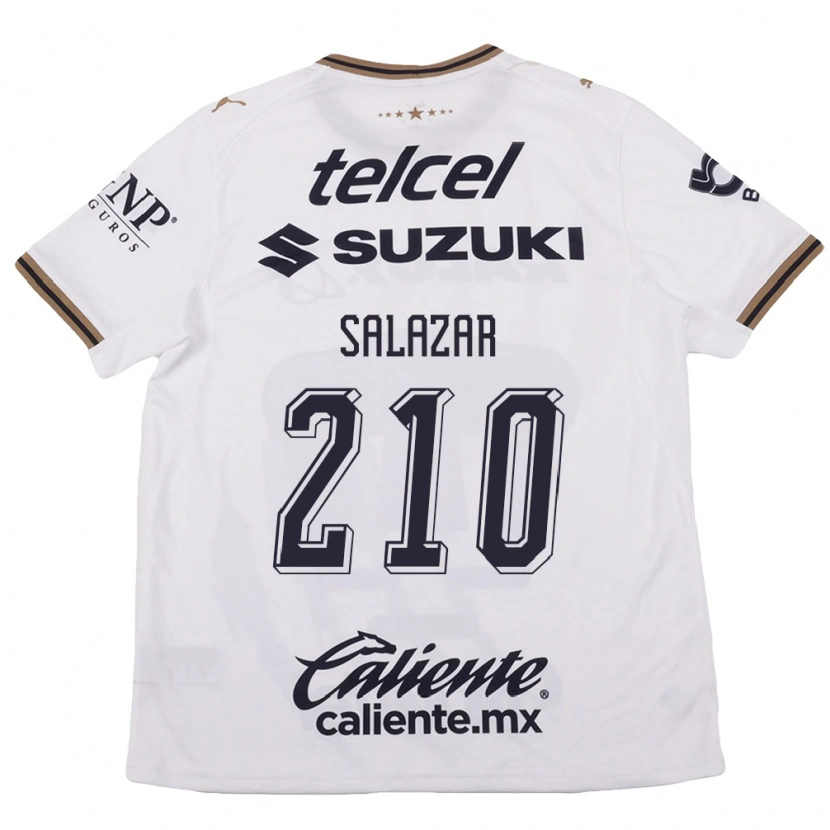 Danxen Homem Camisola Jared Salazar #210 Branco Preto Marrom Alternativa 2026/27 Camisa Brasil