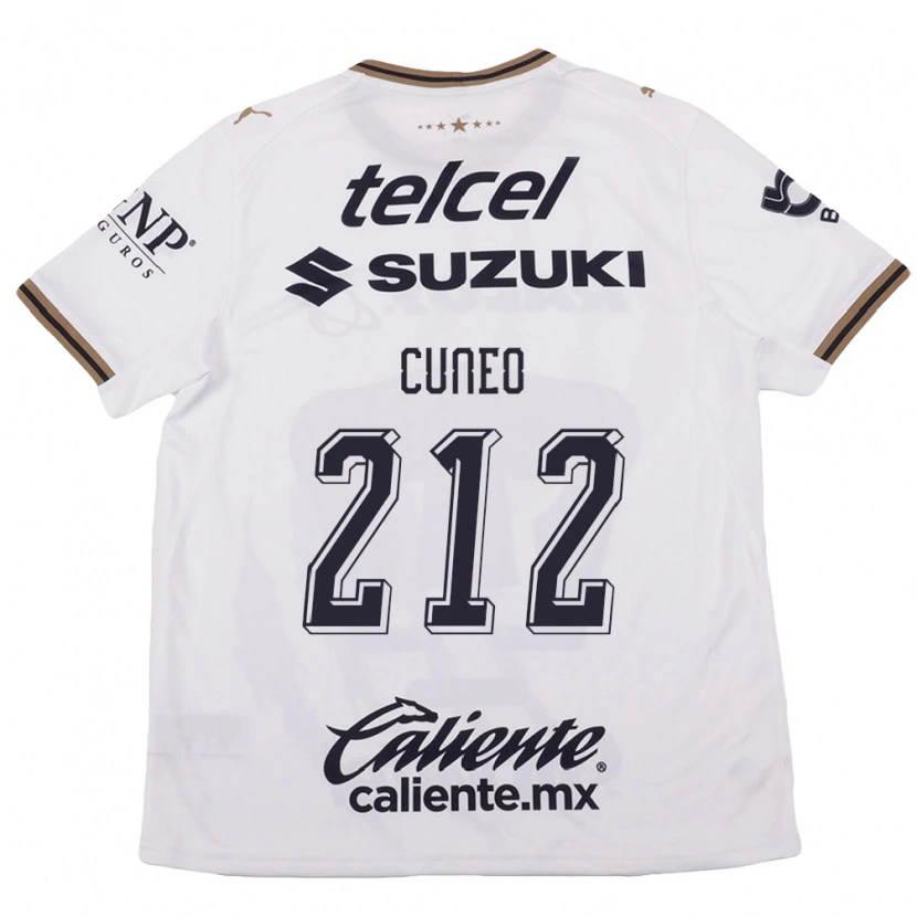 Danxen Homem Camisola Kevin Cuneo #212 Branco Preto Marrom Alternativa 2026/27 Camisa Brasil
